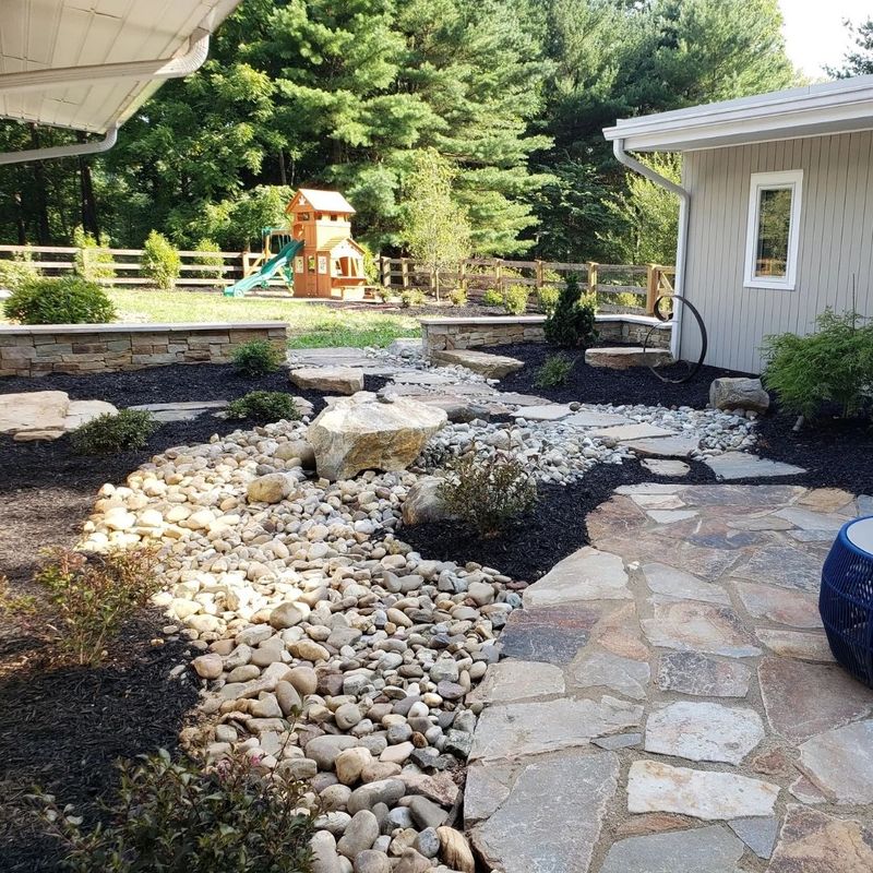 a stone garden